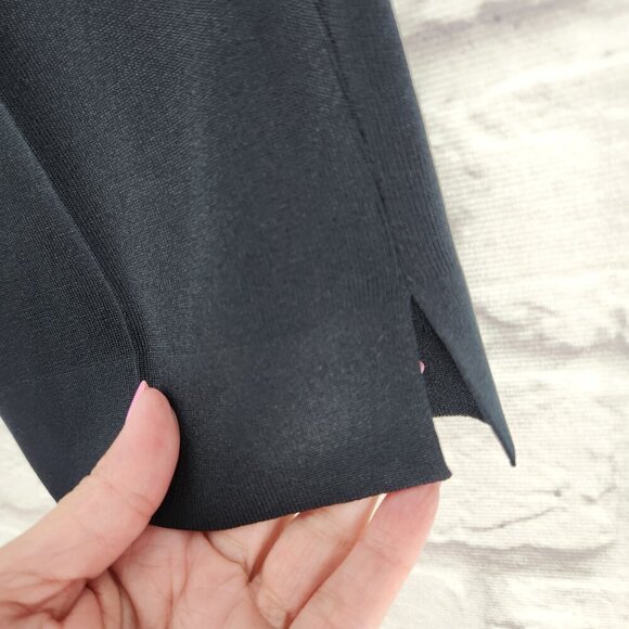 Ming Wang Womens Pull On Pant Small Slinky Travel Knit Designer Neutral Ankle - Picture 2 of 10